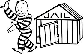 Creative logo from Monopoly game go to jail